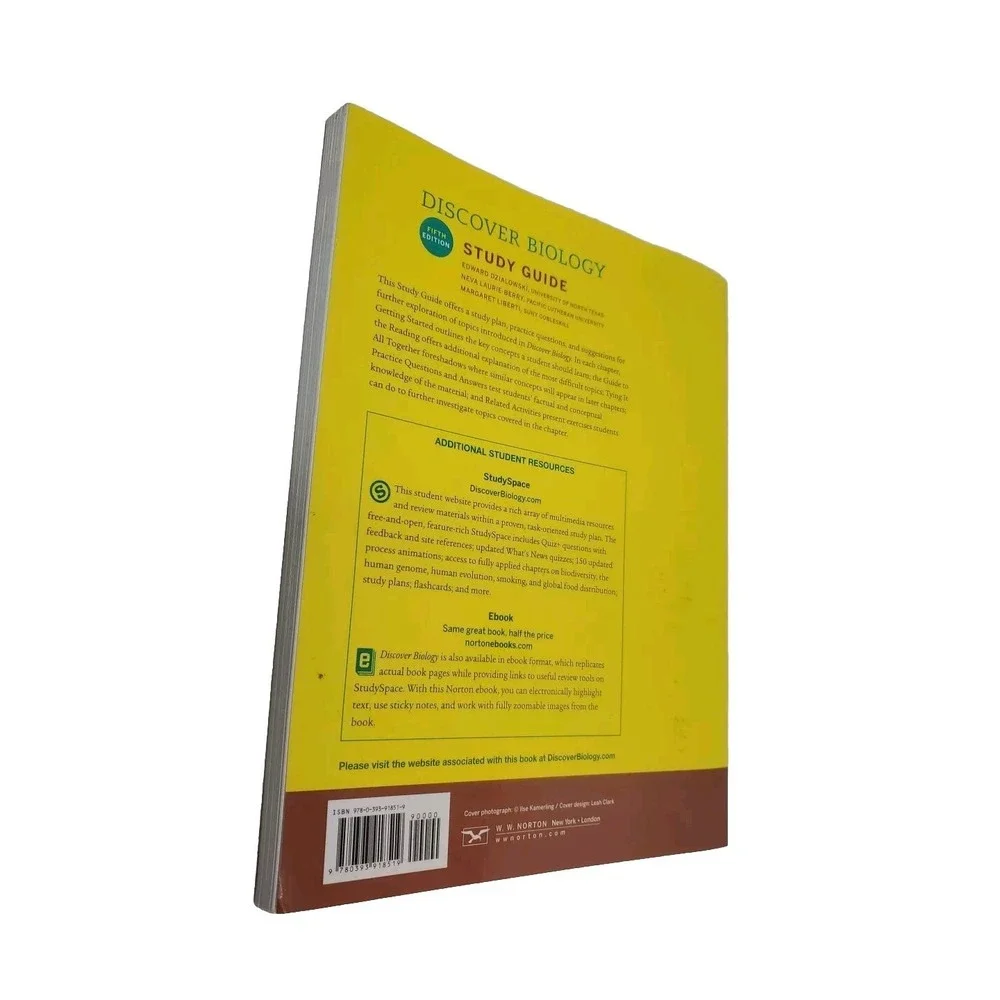 Study Guide : For Discover Biology, Fifth Edition by Edward Dzialowski, W. W....